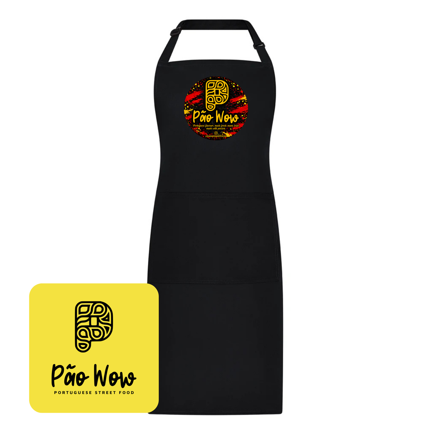 Brand Lab Adjustable Bib Pocket Apron (Black)