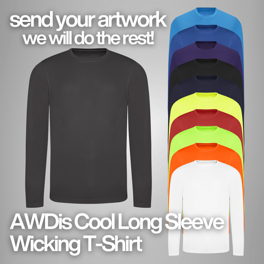 AWDis Cool Long Sleeve Wicking T-Shirt