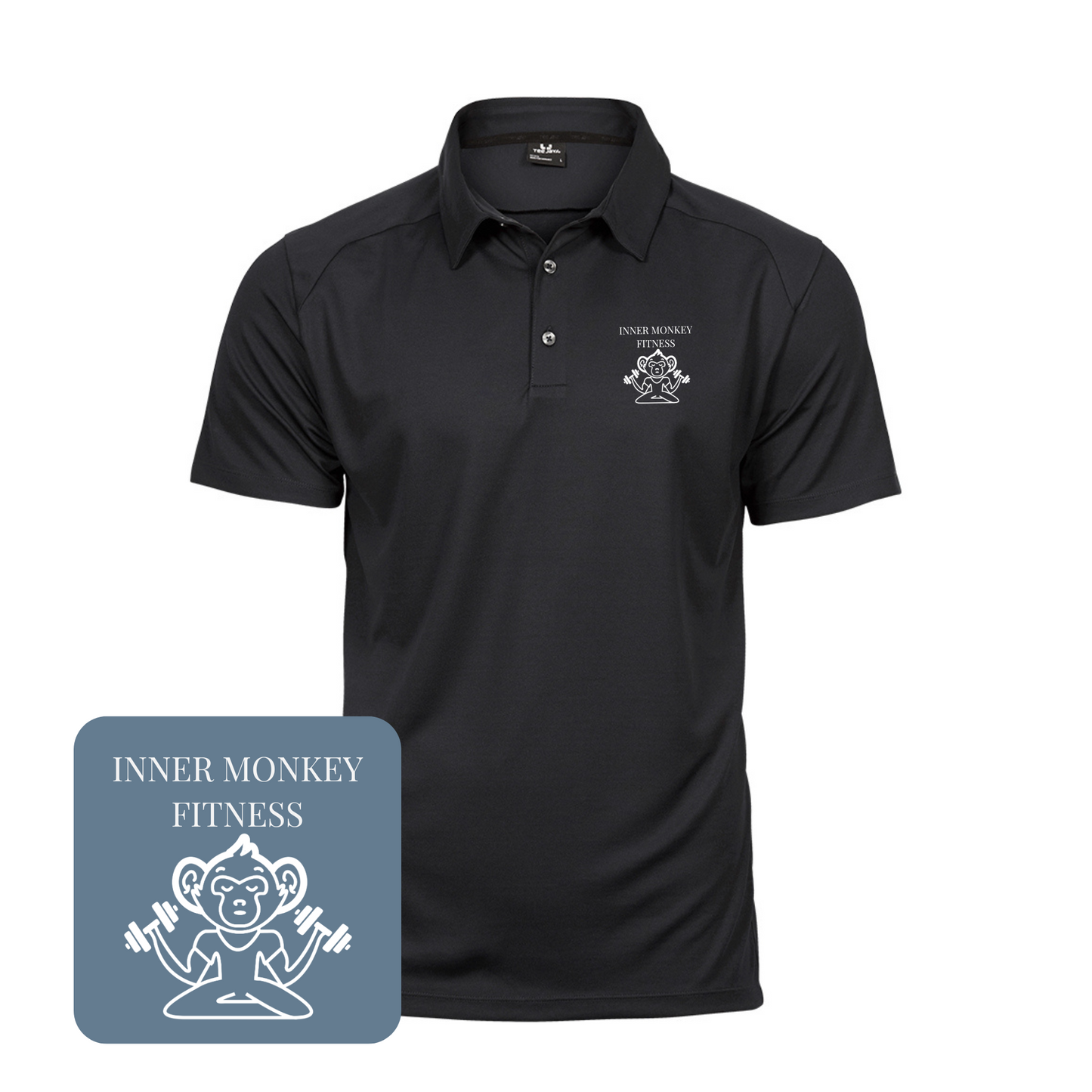 Men's Luxury Sport Polo Shirt (Black)