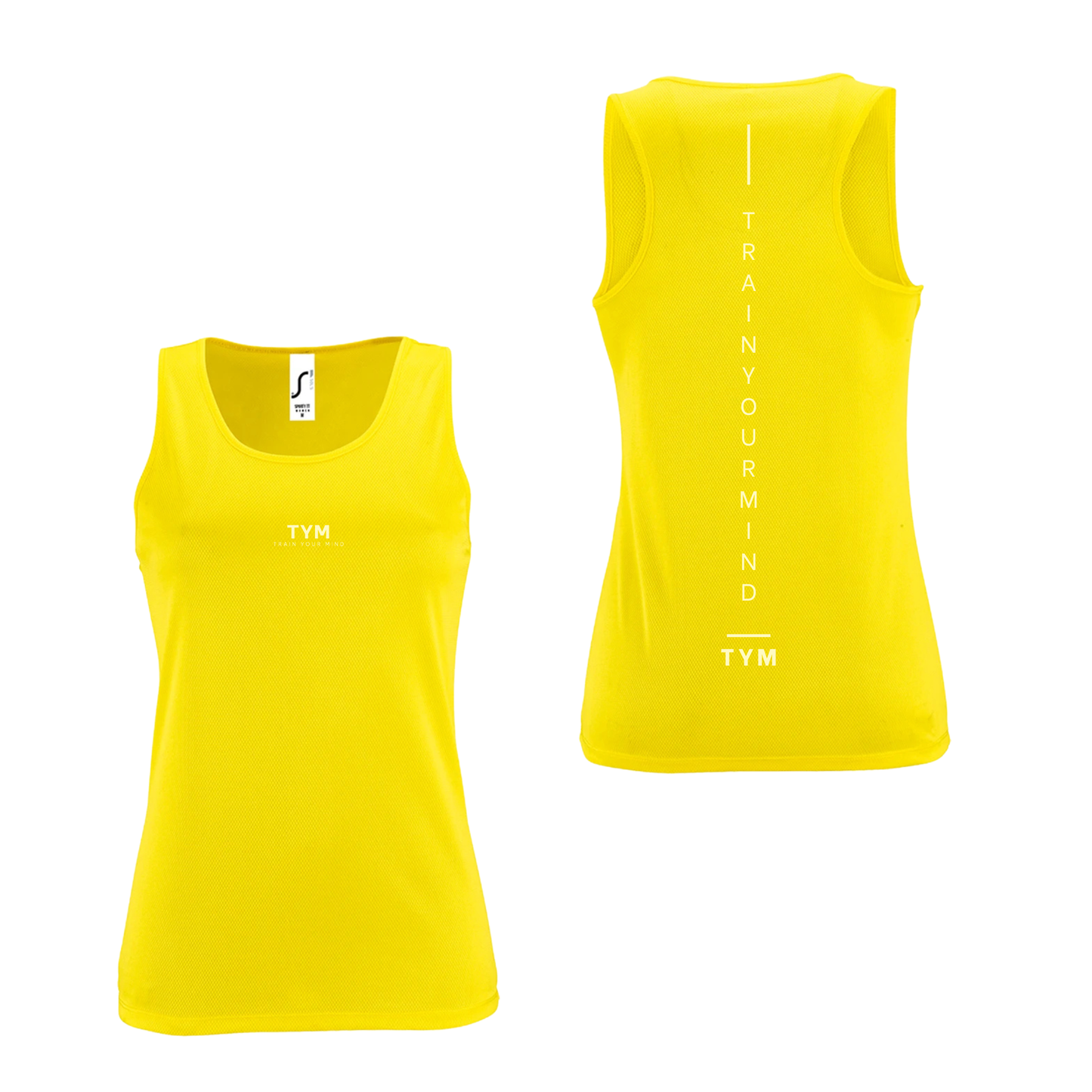 TYM Contrast Ladies Sporty Performance Tank Top