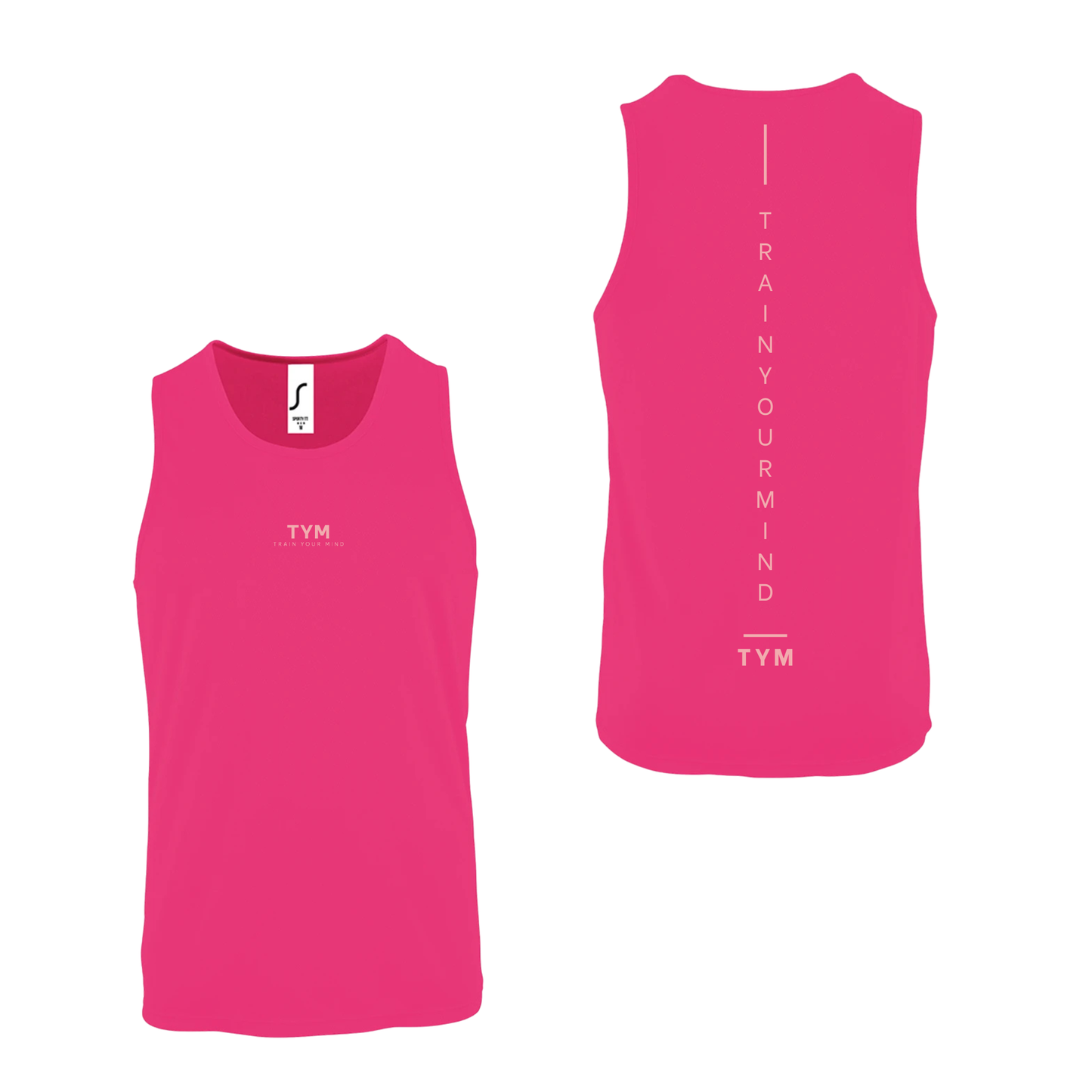 TYM Contrast Sporty Performance Tank Top