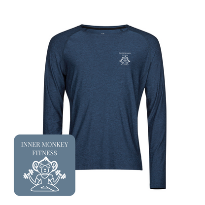 Men's Long Sleeve CoolDry™ T-Shirt (Navy)