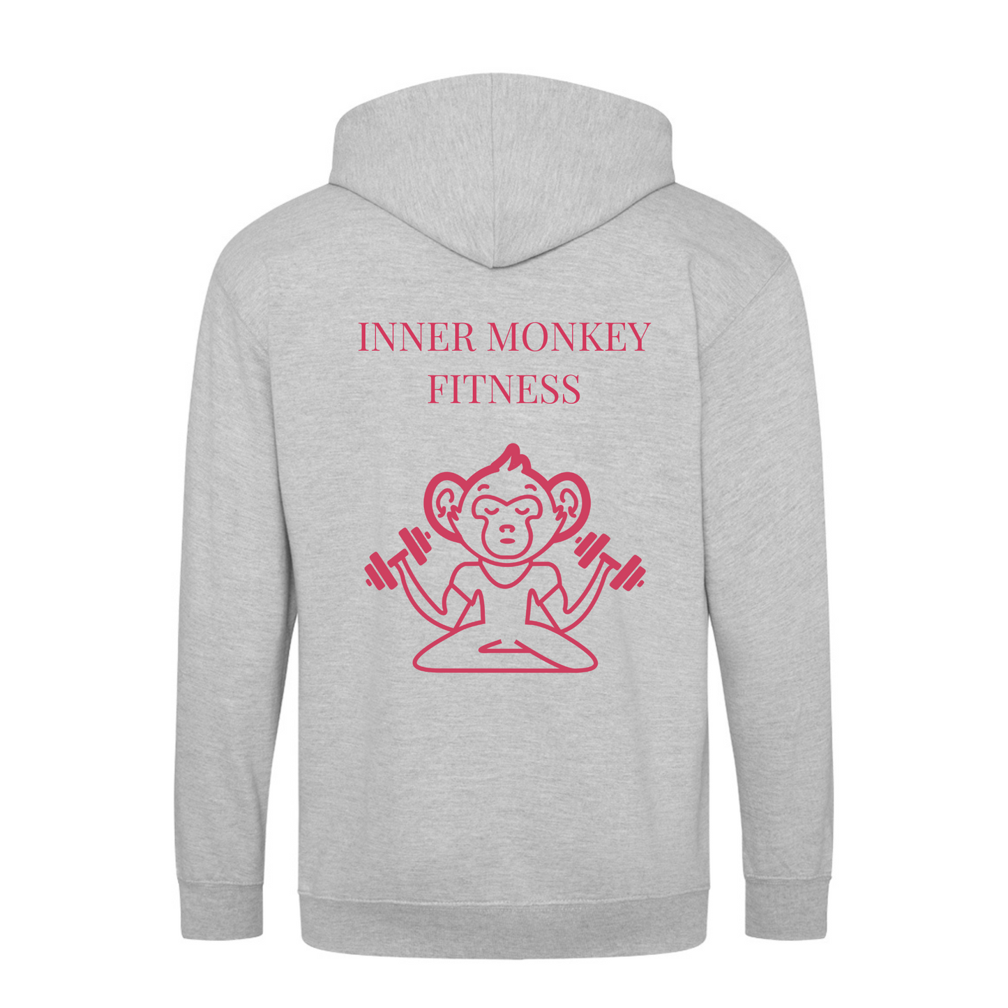 Unisex Full Zip Hoodie (Grey)