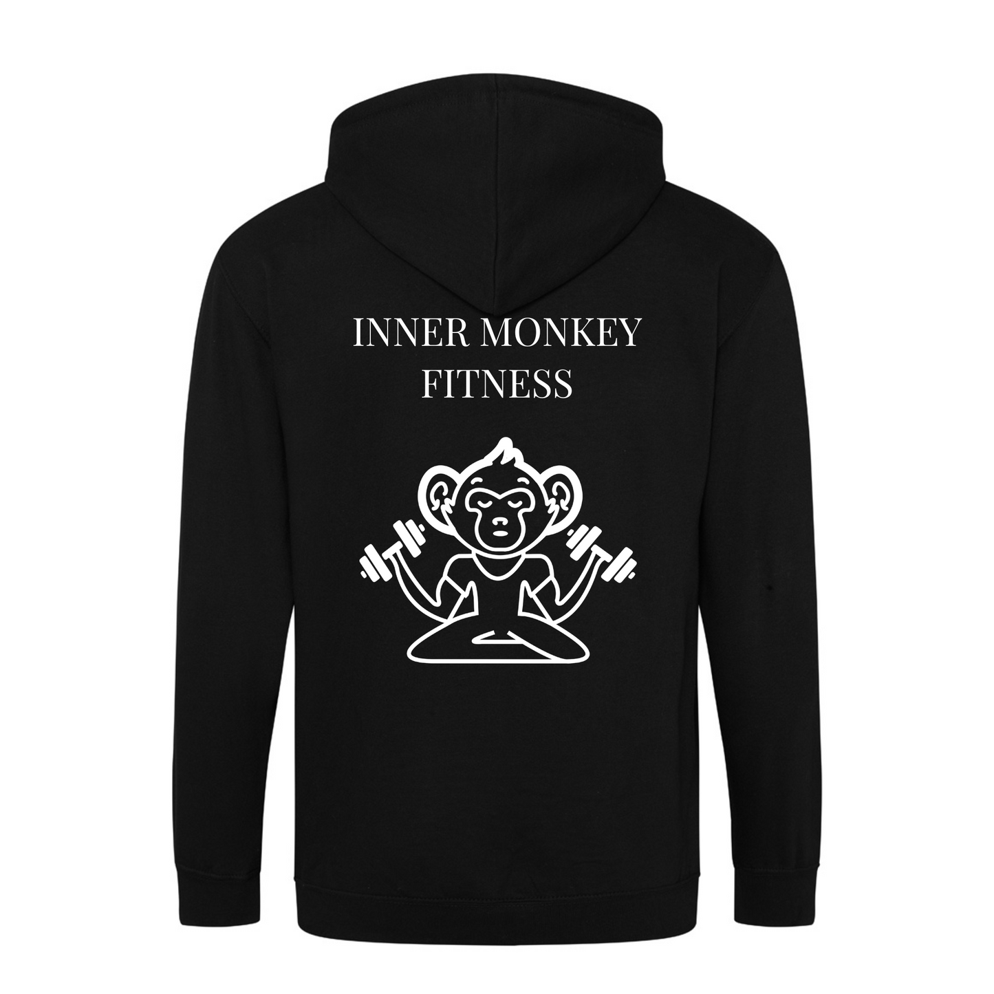 Unisex Full Zip Hoodie (Black)
