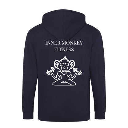 Unisex Full Zip Hoodie (Navy)