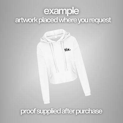 AWDis Ladies Cropped Hoodie