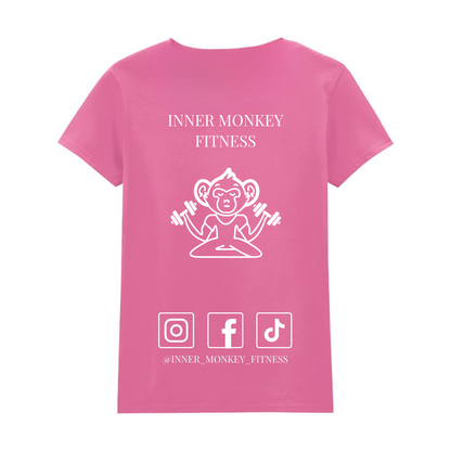Ladies Cotton T-Shirt (Pink)