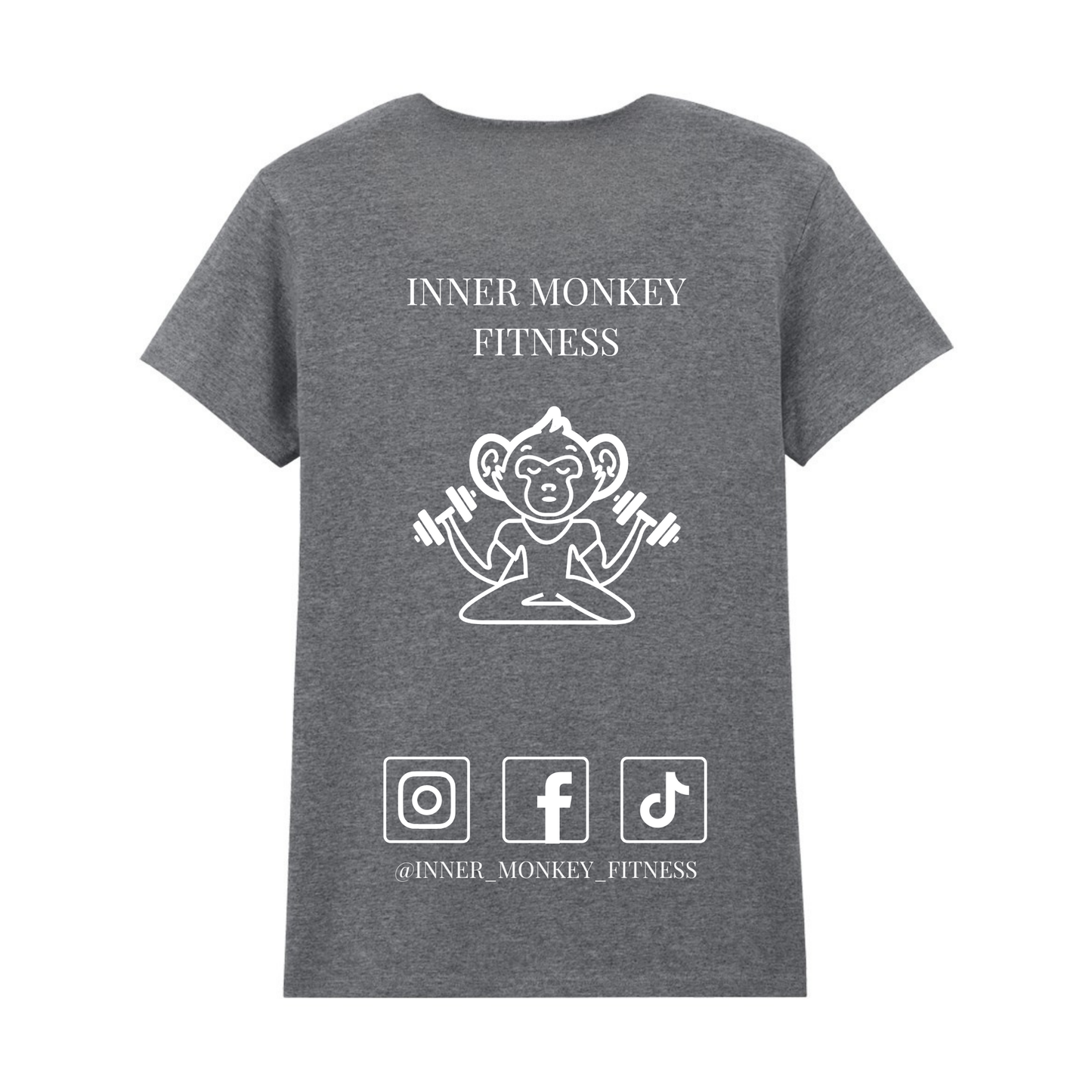 Ladies Cotton T-Shirt (Charcoal)