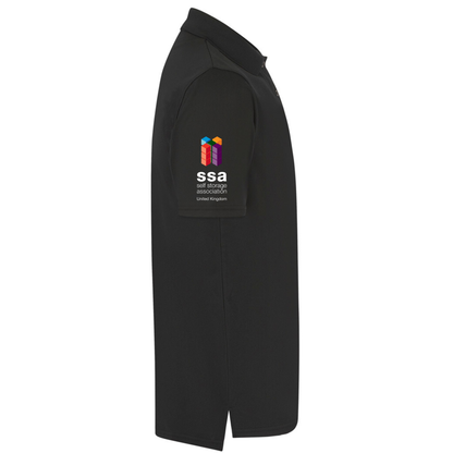 Premier Coolchecker® Stud Piqué Polo Shirt (Black)