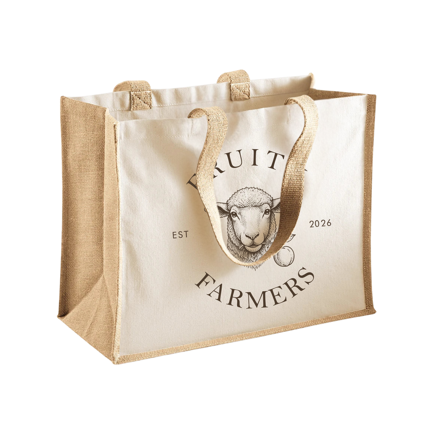 Fruity Farmers Jute Classic Shopper