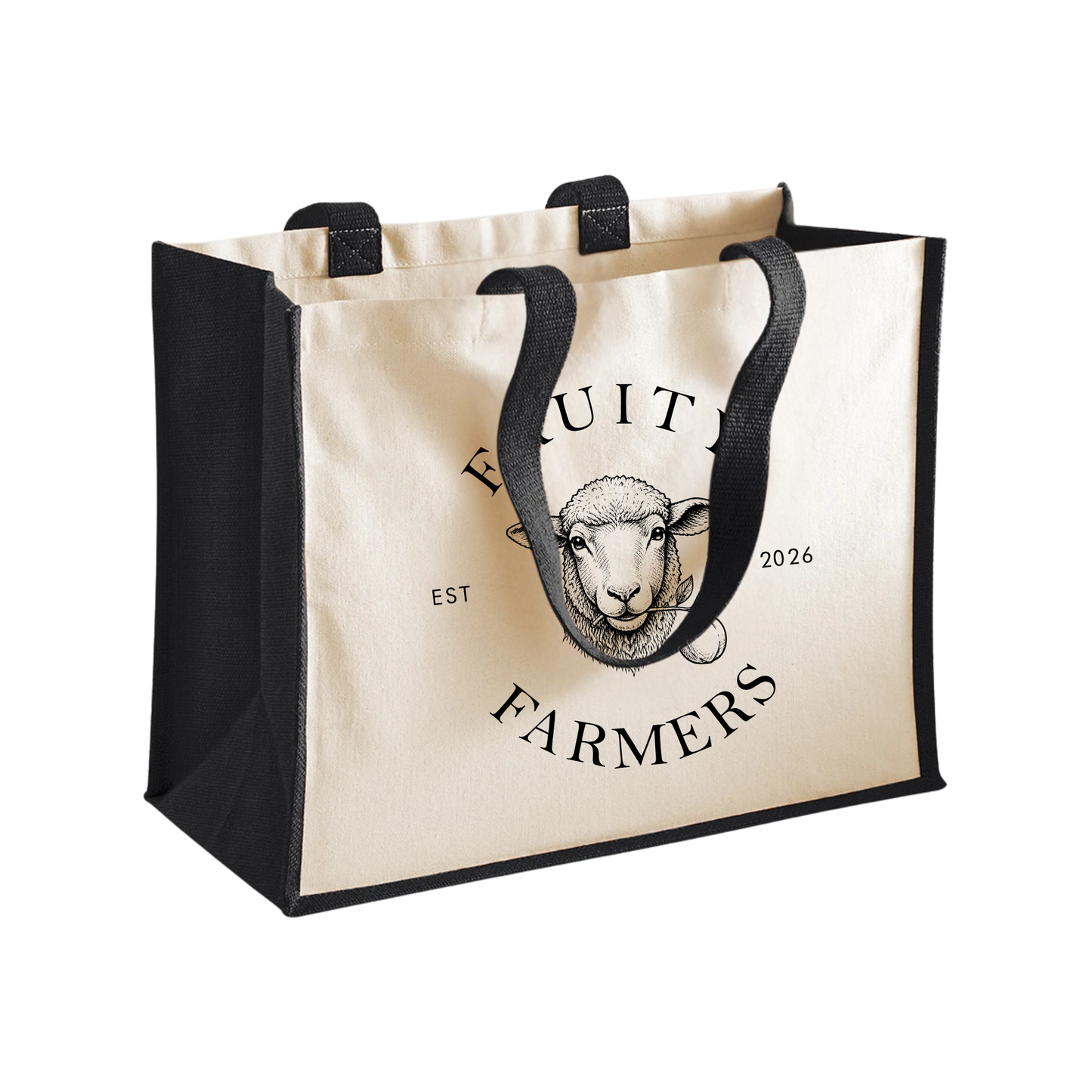 Fruity Farmers Jute Classic Shopper