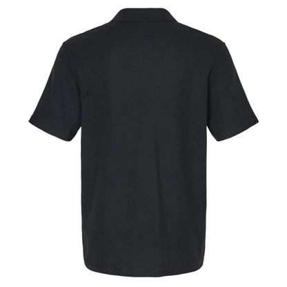 Gildan SoftStyle® Double Piqué Polo Shirt (Black)