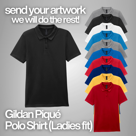 Gildan Ladies SoftStyle® Double Piqué Polo Shirt