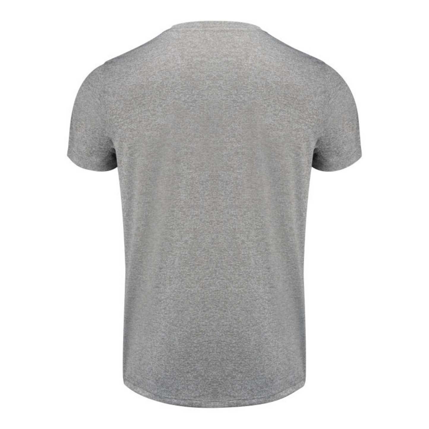 Printer Red Run Active T-Shirt (Grey Melange)