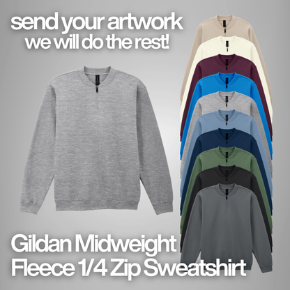 Gildan SoftStyle® Midweight Fleece 1/4 Zip Sweatshirt