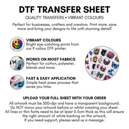 DTF Transfer Sheet Builder (Custom Size)
