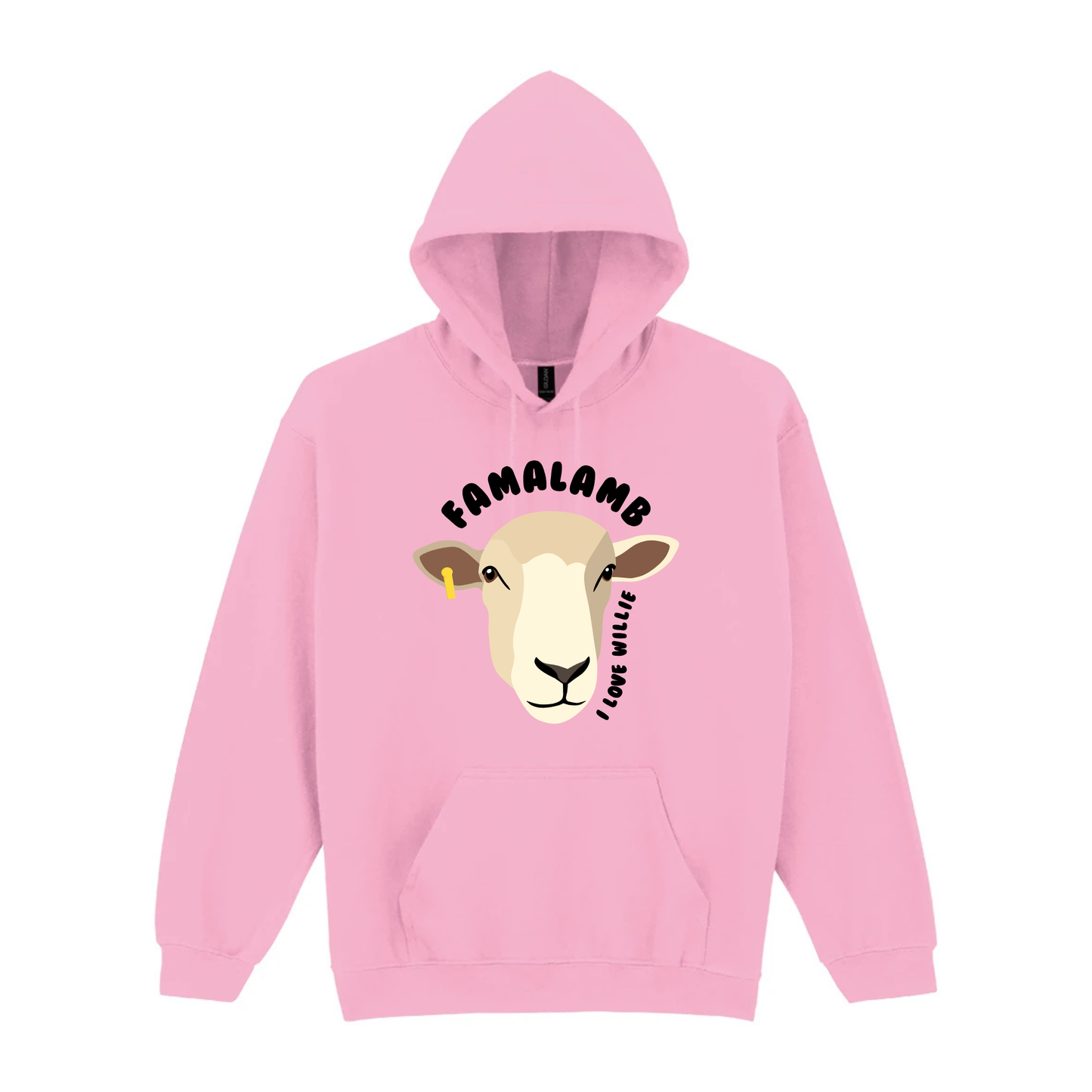 I Love Willie Heavyweight Hoodie