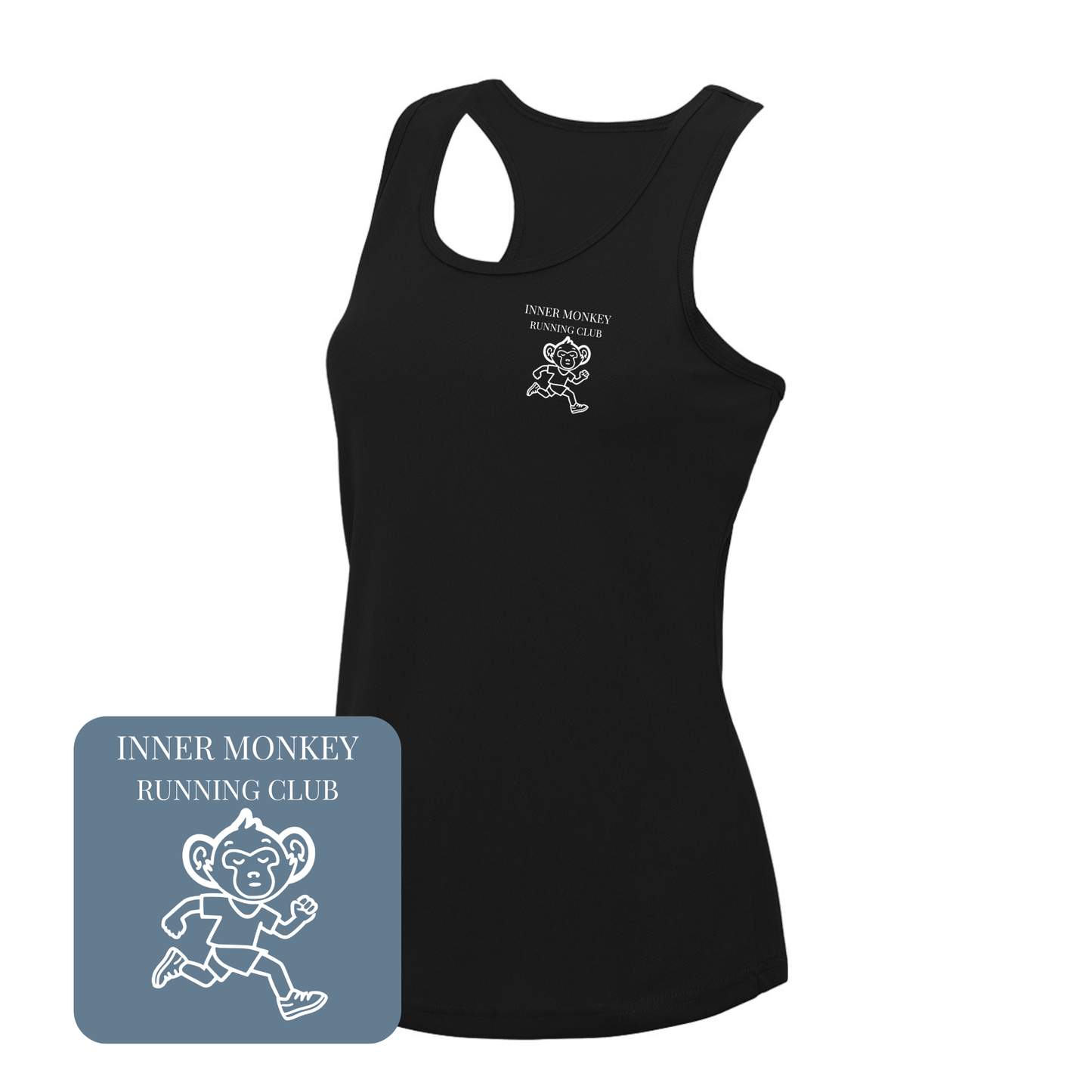 Ladies Running Club Cool Vest (Black)