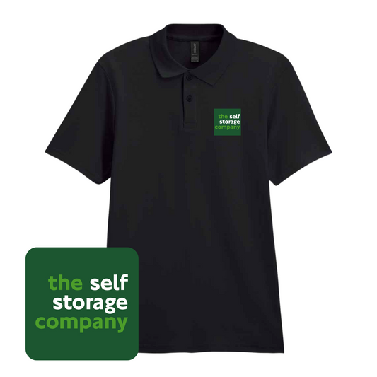 Gildan SoftStyle® Double Piqué Polo Shirt (Black)