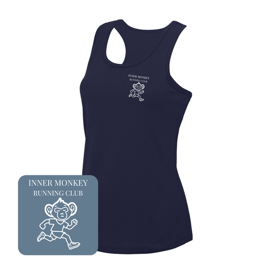 Ladies Running Club Cool Vest (Navy)