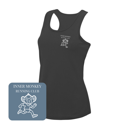 Ladies Running Club Cool Vest (Charcoal)
