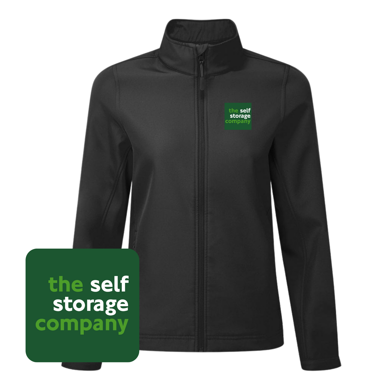 Ladies Result Core Printable Soft Shell Jacket (Black)