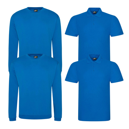 Pro RTX Essential workwear clothing bundle from TIX Printing sapphire blue