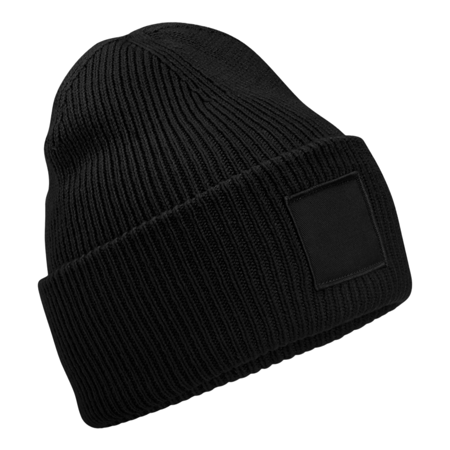 Beechfield Deep Cuff Tonal Patch Beanie