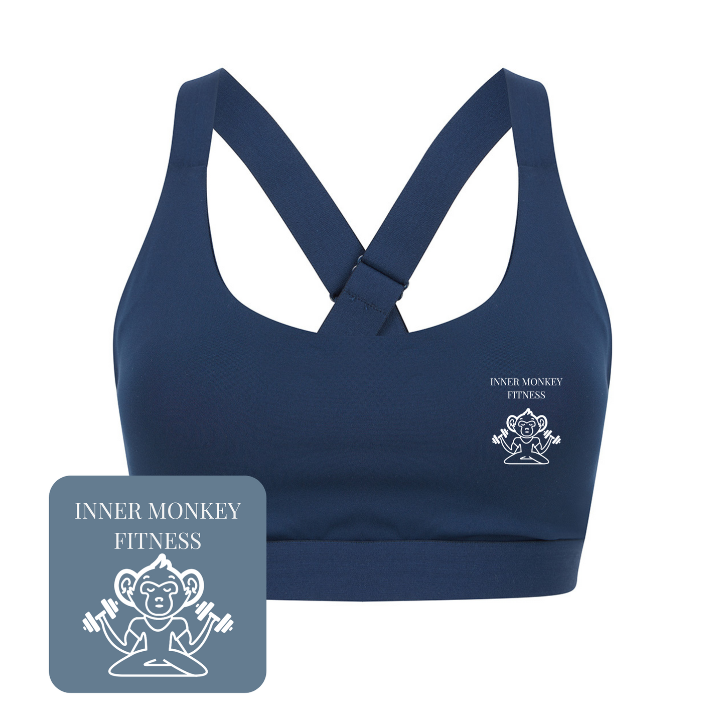 Ladies Medium Impact Core Bra (Navy)