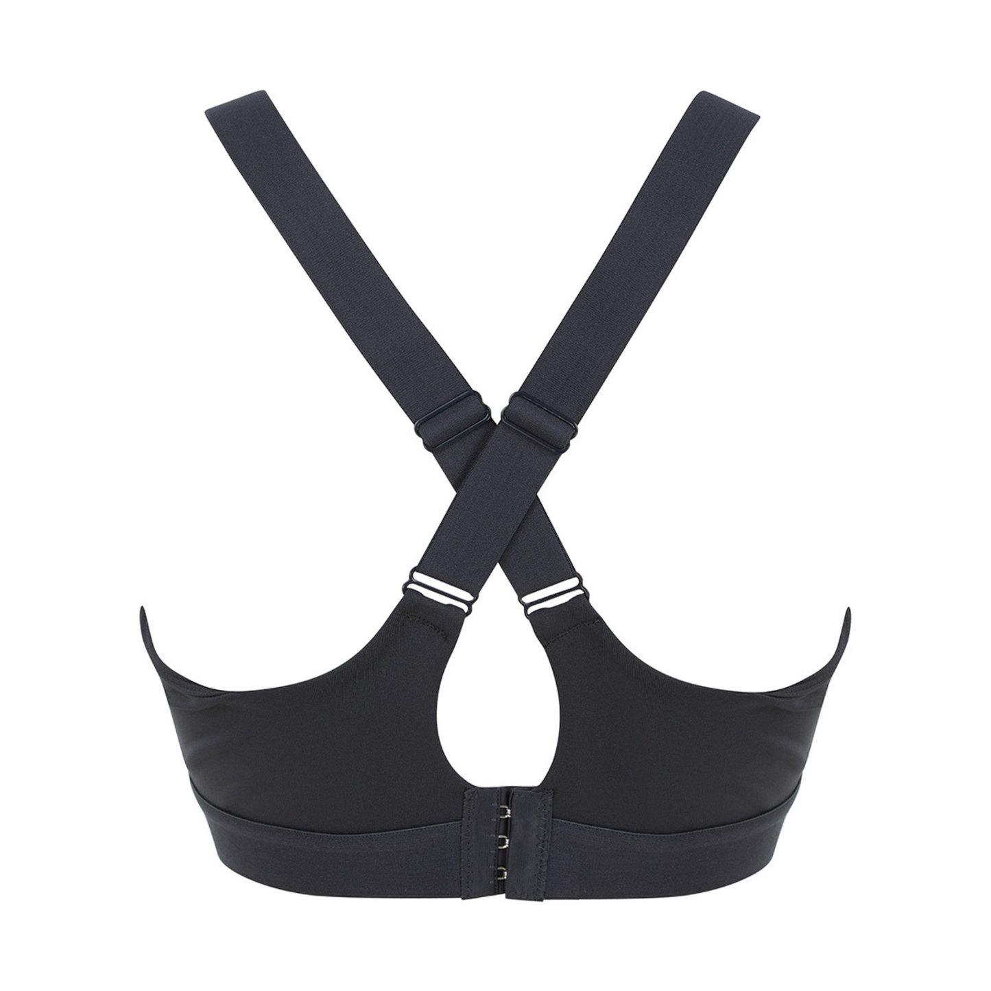 Ladies Medium Impact Core Bra (Charcoal)