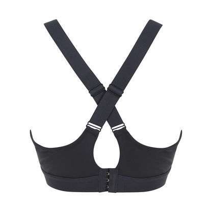 Ladies Medium Impact Core Bra (Charcoal)