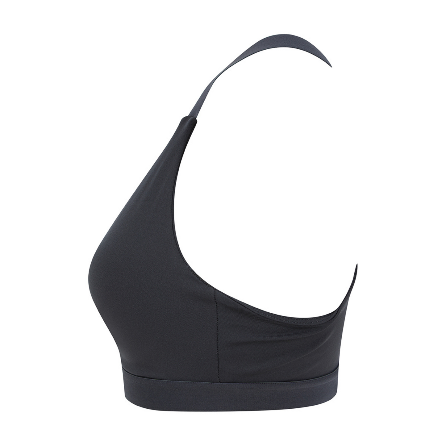 Ladies Medium Impact Core Bra (Charcoal)