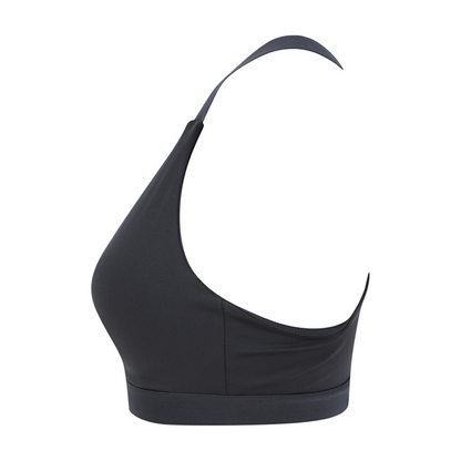Ladies Medium Impact Core Bra (Charcoal)
