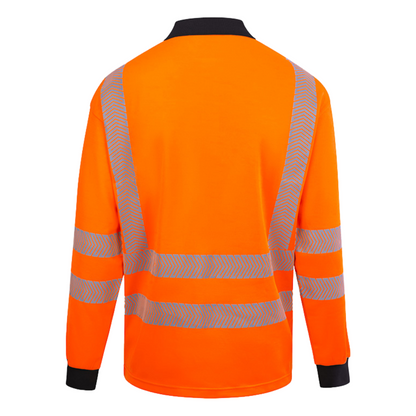 High Visibility Arc Flash Polo Shirt (Orange)
