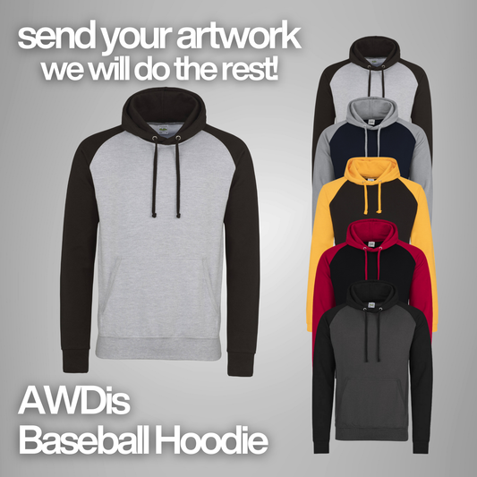 AWDis Baseball Hoodie