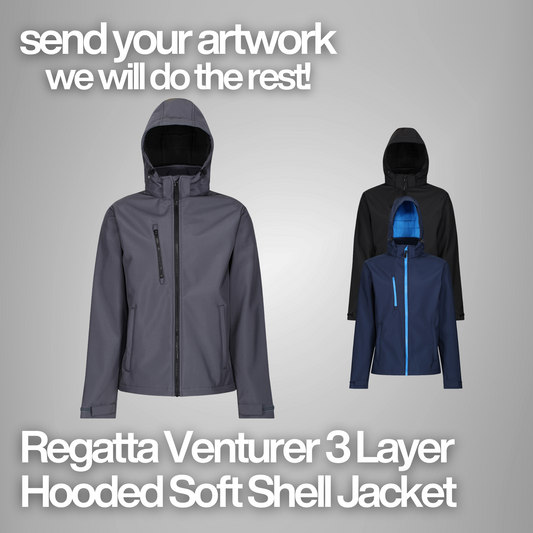 Regatta Venturer Three Layer Hooded Soft Shell Jacket