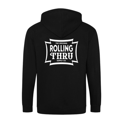 Rolling Thru Zip Hooded Sweatshirt (Black)