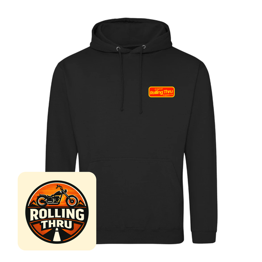 Rolling Thru Hooded Sweatshirt (Black)