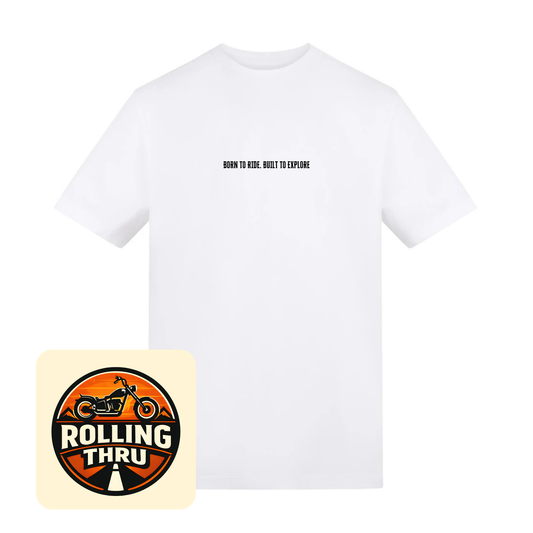 Rolling Thru Cotton T-Shirt (White)
