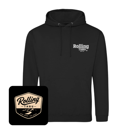 Rolling Thru Hooded Sweatshirt (Black)