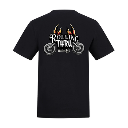 Rolling Thru Cotton T-Shirt (Black)