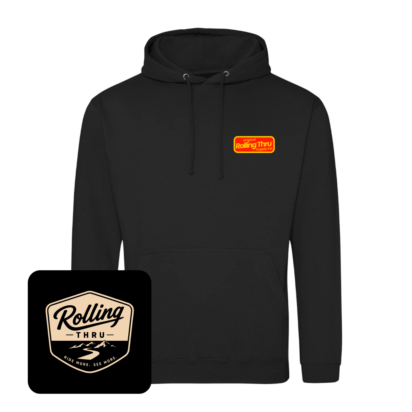 Rolling Thru Hooded Sweatshirt (Black)