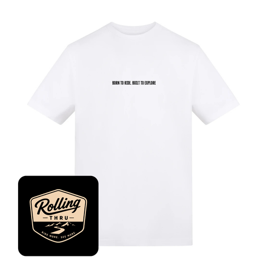Rolling Thru Cotton T-Shirt (White)