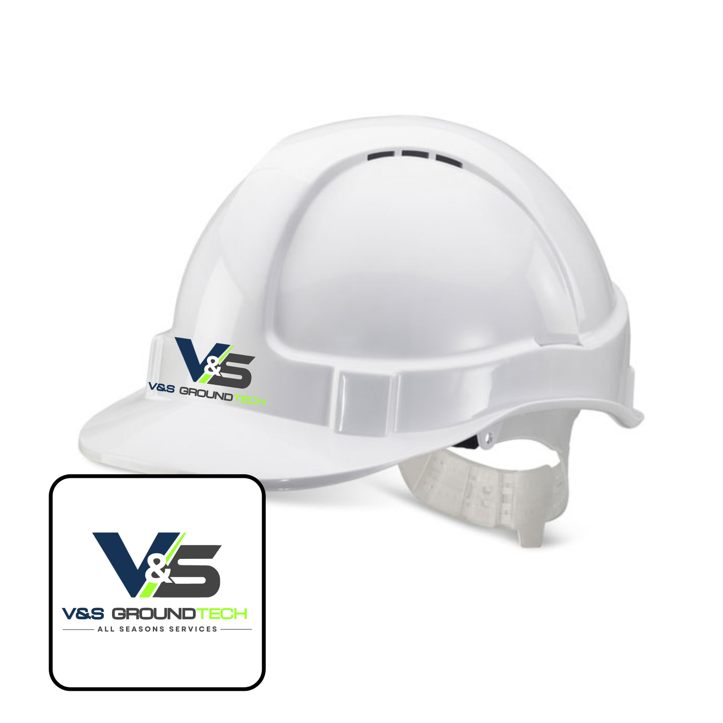 Comfort Vented Safety Helmet (White)