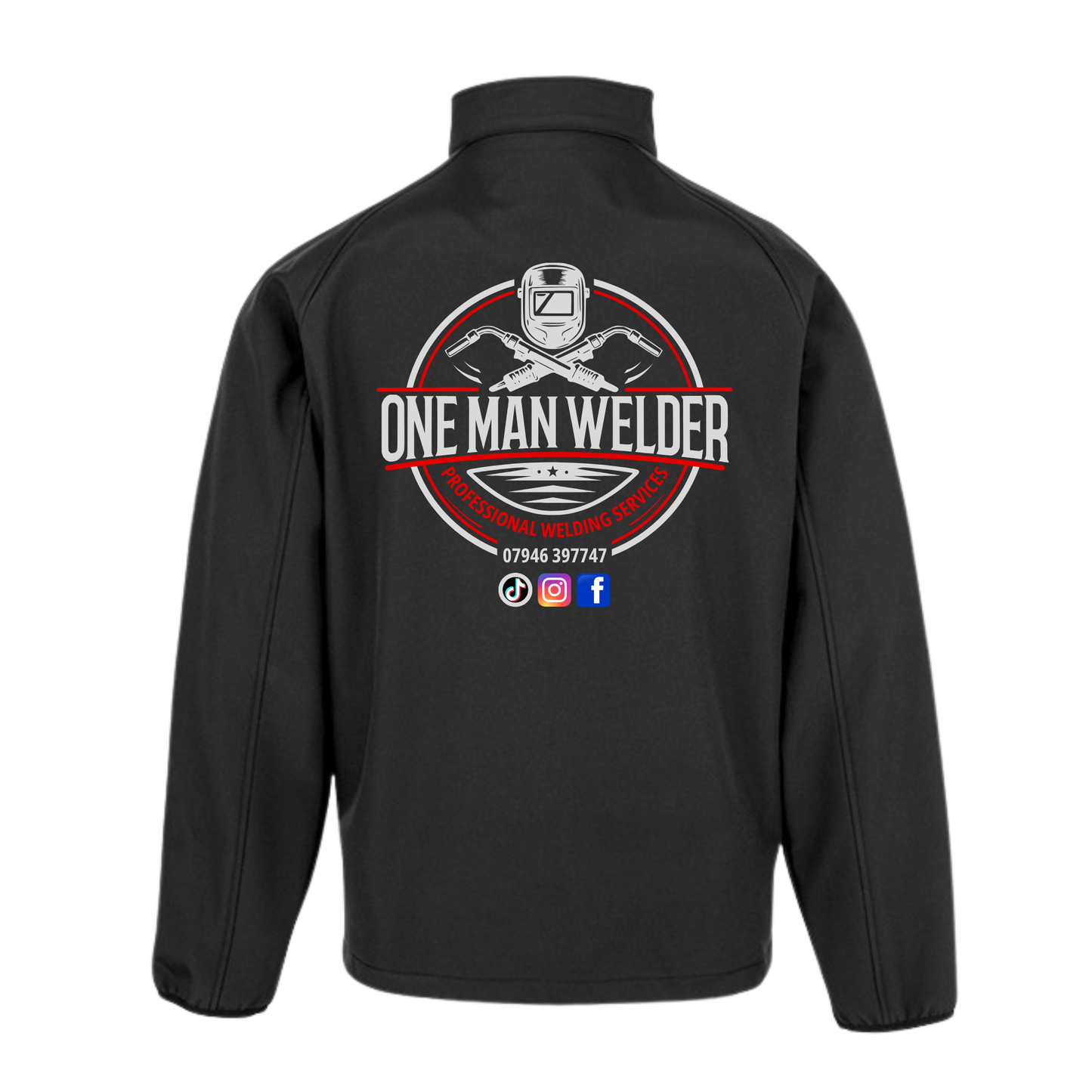 Men's Result Core Printable Soft Shell Jacket (Black)