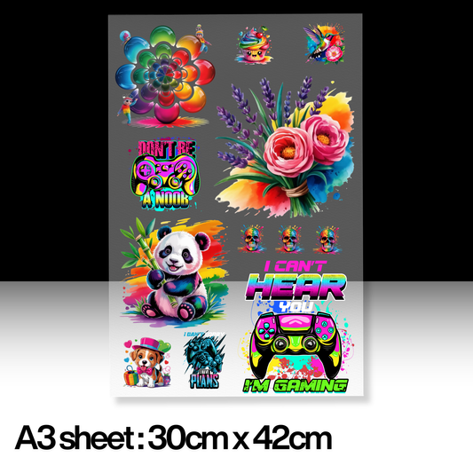 DTF Gang Sheet Builder (A3: 30cm x 42cm)