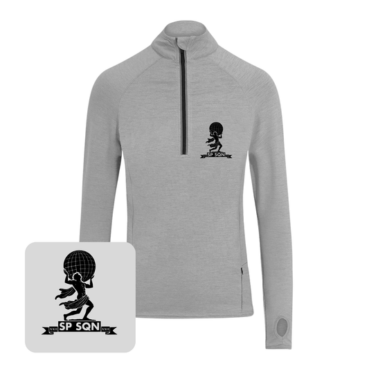 Men's AWDis Cool-Flex™ Half Zip Top (Silver Grey)
