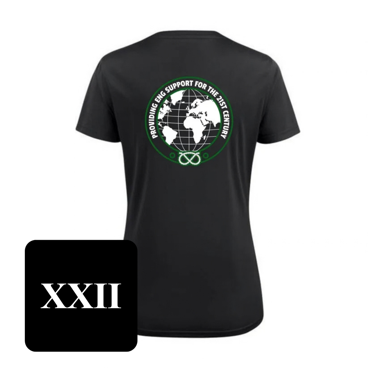 22 Signals Regiment Emblem Ladies Active T-Shirt