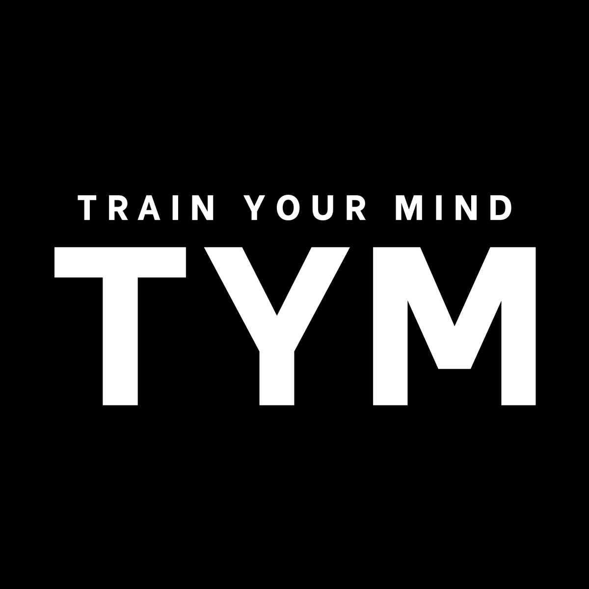 Train your mind company logo for branded workwear by TIX Printing