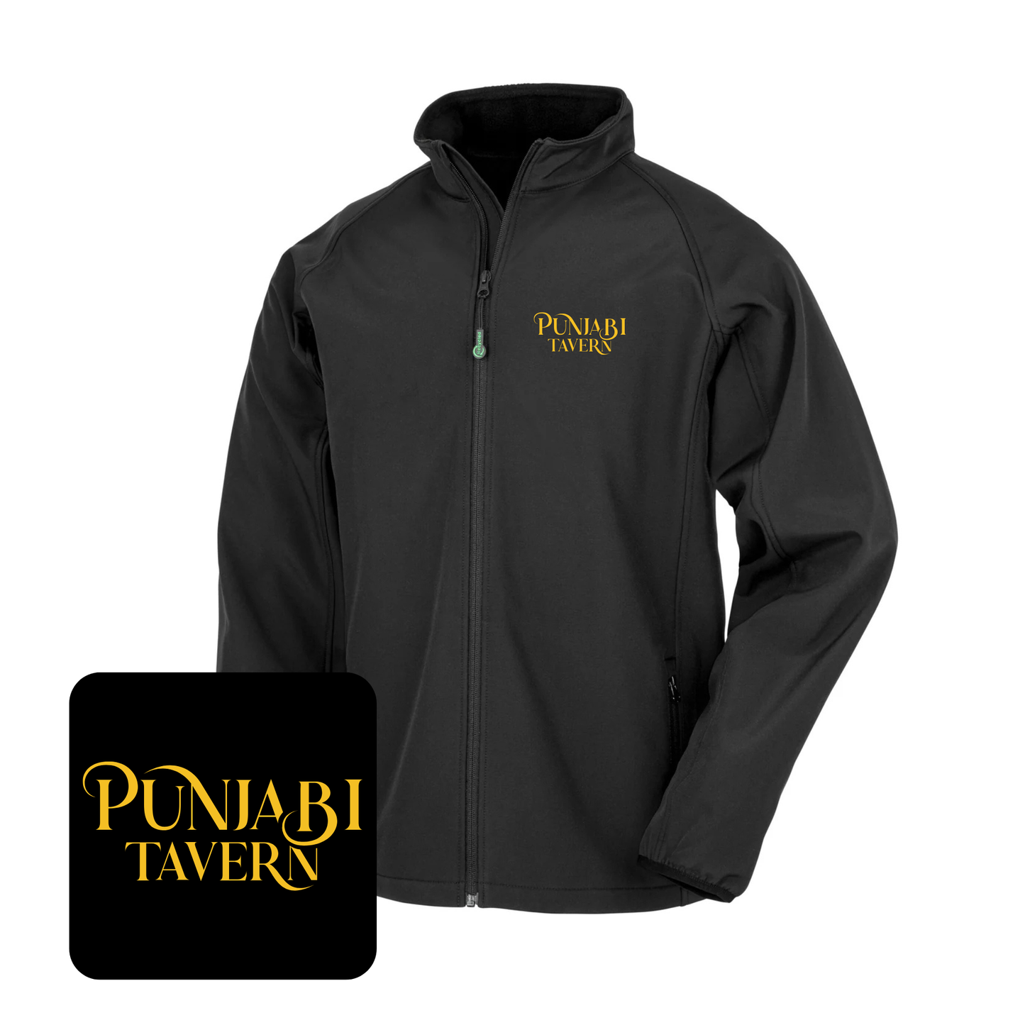 Men's Result Core Printable Soft Shell Jacket (Black)